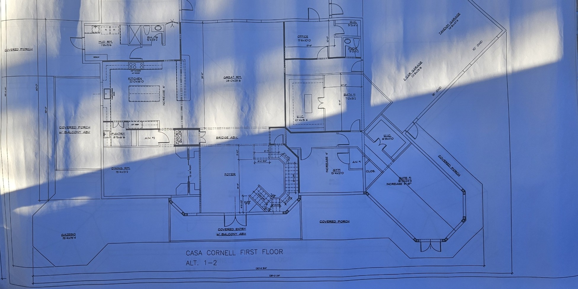 First floor sheet as photographed